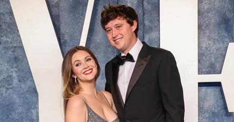 Billie Lourd and Austen Rydell attend the Vanity Fair Oscars Afterparty