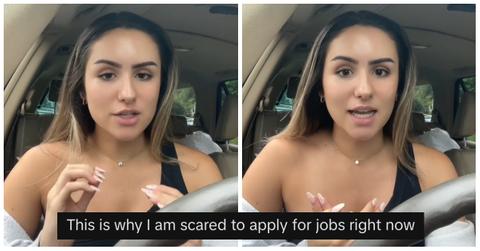 TikTok user @shannonjenk explains that job seekers should always research companies so they don't fall for a scam.