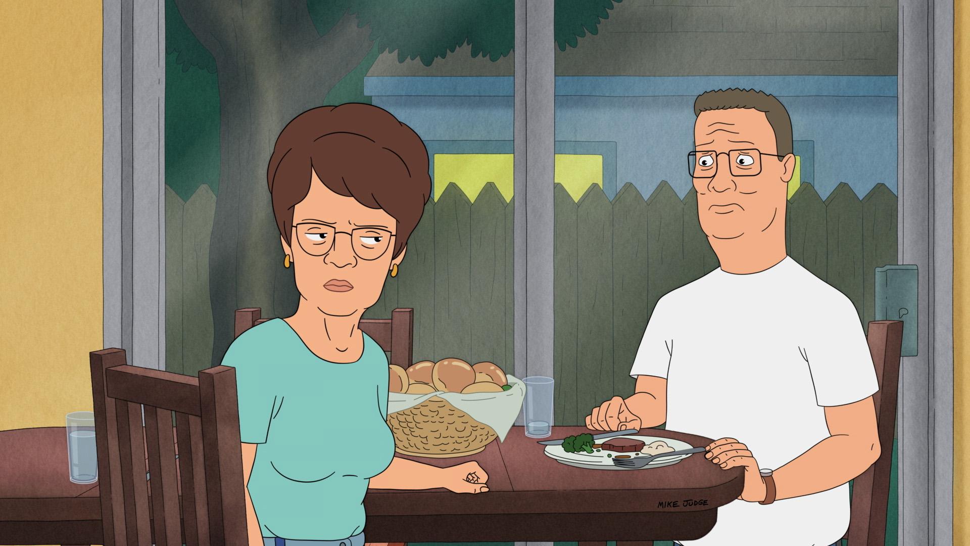 Peggy and Hank Hill from 'King of the Hill'