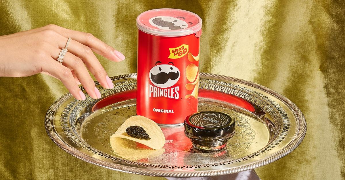 Pringles x The Caviar Co. created three ‘Crisps and Caviar’ kits