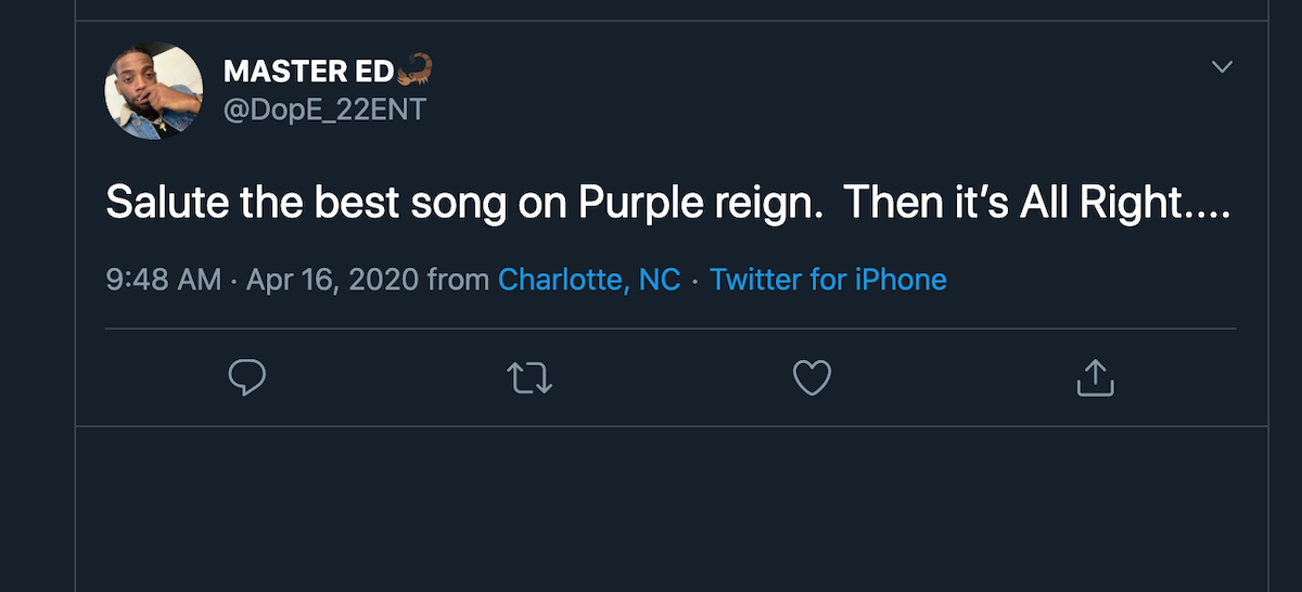 salute purple reign