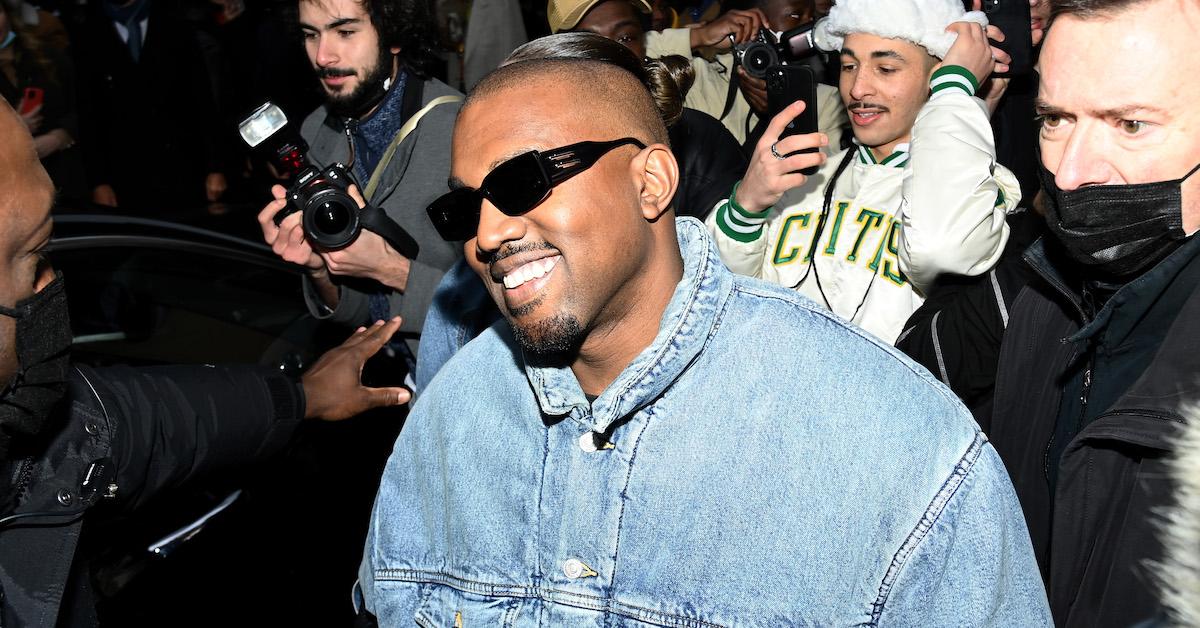 Kanye West at Paris Fashion Week