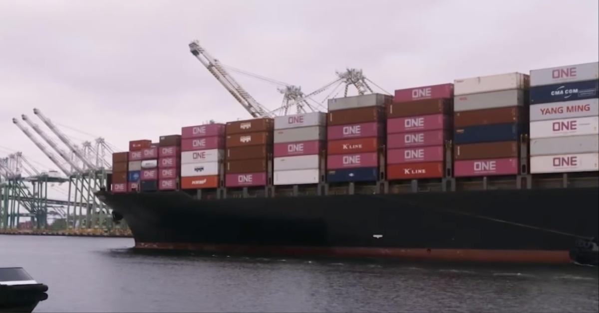 A cargo shipment enter the U.S.