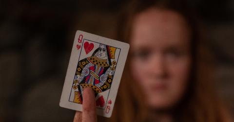 Teen Van in 'Yellowjackets' showing the sacrifice card.