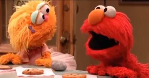 Elmo and Zoe