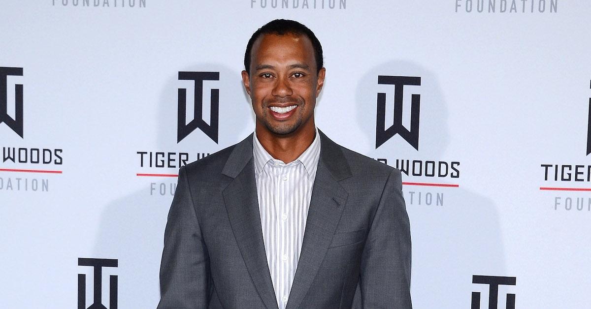 Tiger Woods at a Tiger Woods Foundation event