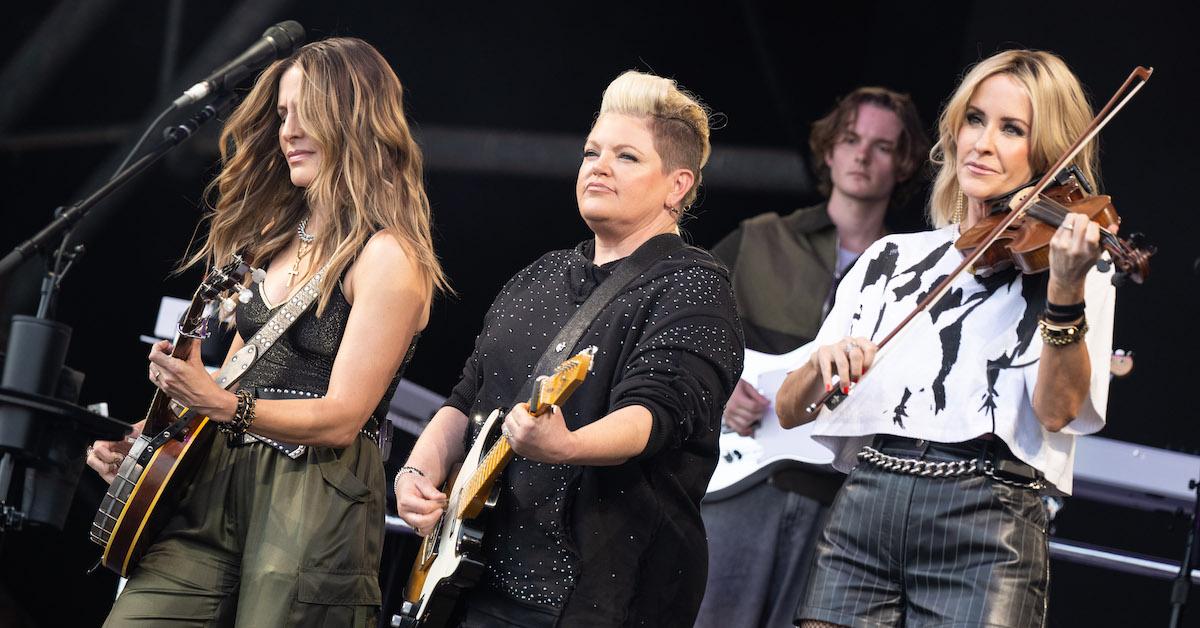 The Chicks perform at the Glastonbury Festival 2023 on June 25, 2023, in Glastonbury, England