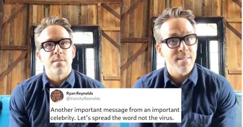 ryan reynolds coronavirus psa cover