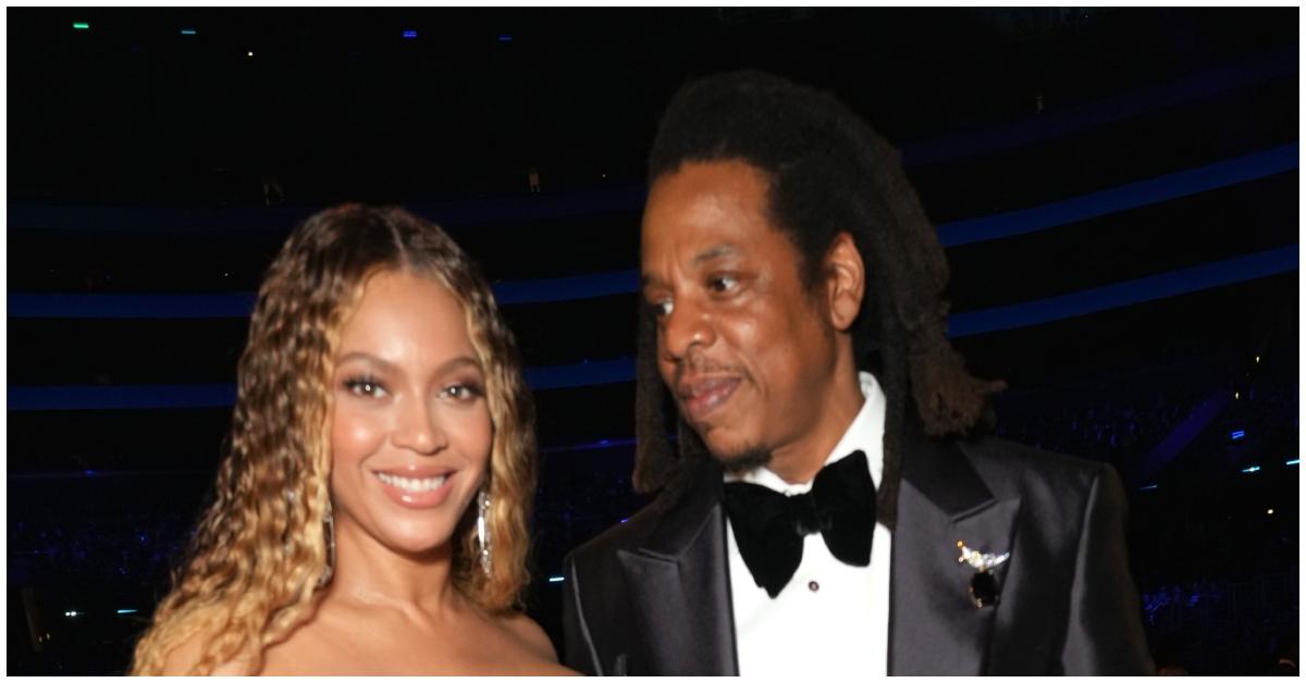 (l-r): Beyonce and Jay-Z