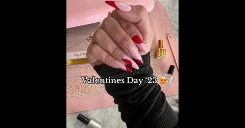 boyfriend learns how to paint nails