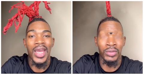 Rashad Bowens is the man behind the "Eye of Rah" persona on TikTok.