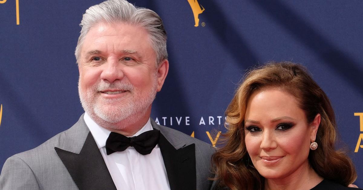 Leah Remini and Mike Rinder posing for a photo together