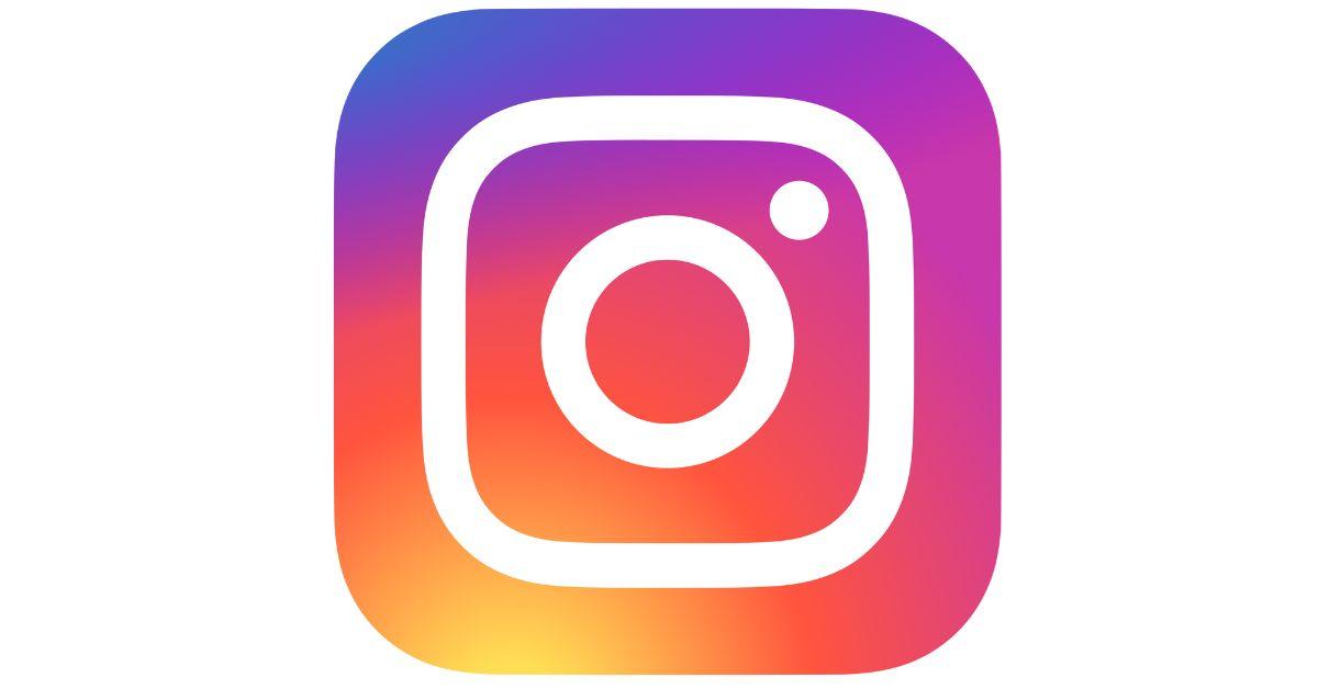 The Instagram logo on a white background. 