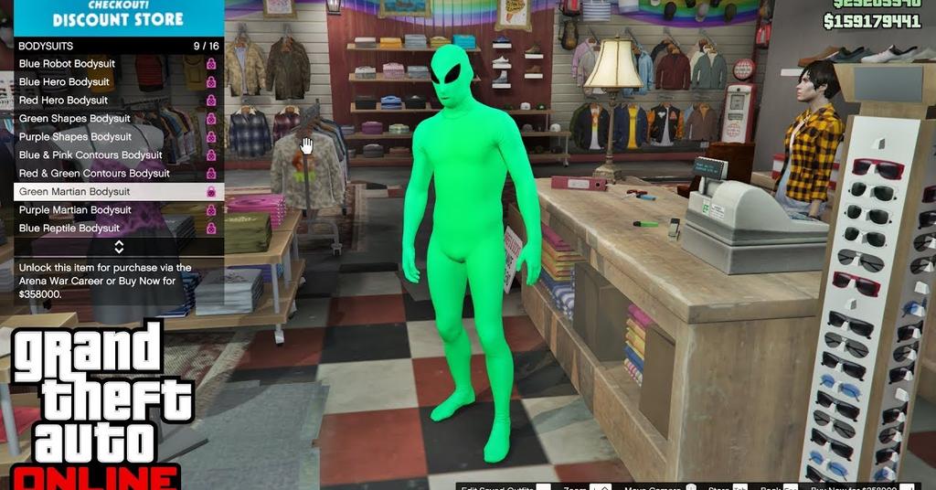 How to Get the Green Alien Suit in 'Grand Theft Auto Online'