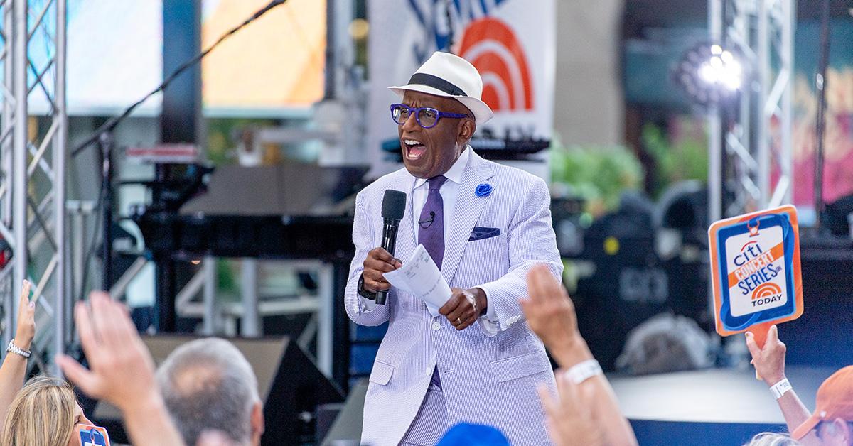 Al Roker in front of a crowd