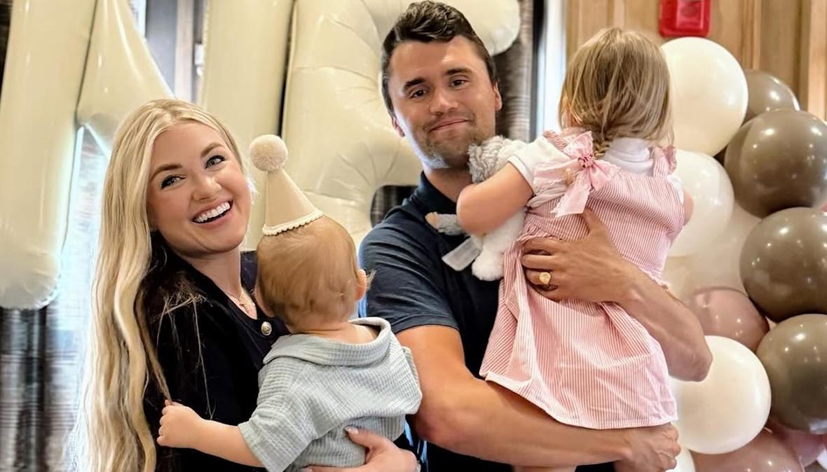 Charlie kirk and his family