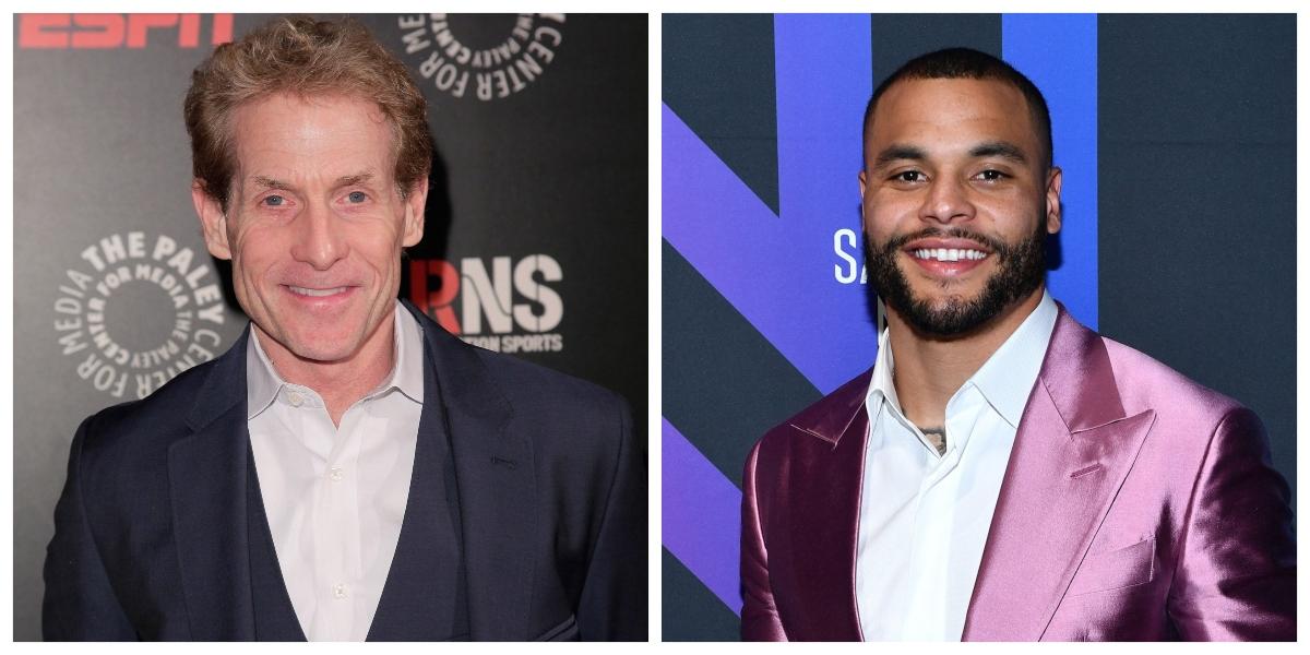 Dak Prescott Skip Bayless NFL depression debate Dallas Cowboys