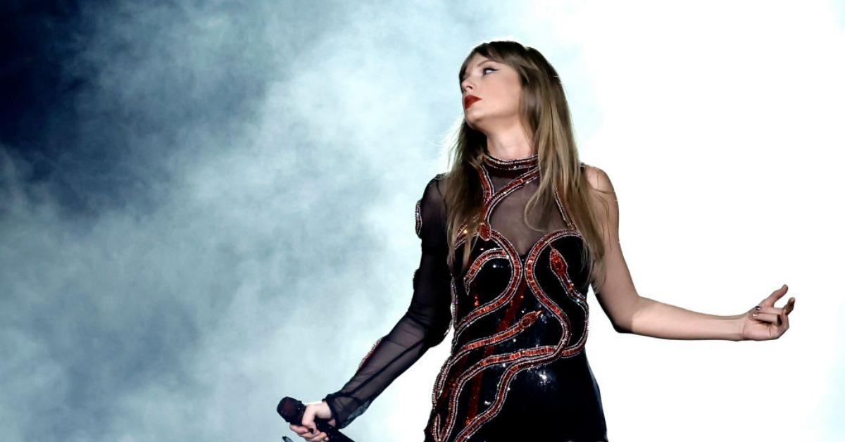 Taylor Swift performs for the opening night of Taylor Swift The Eras Tour on March 17, 2023 in Swift City, ERAzona