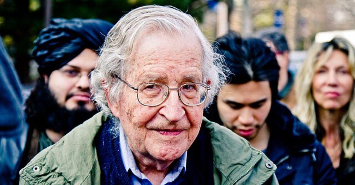 Noam Chomsky at the University of Toronto in 2011. 