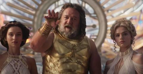 Russell Crowe as Zeus in 'Thor: Love and Thunder'