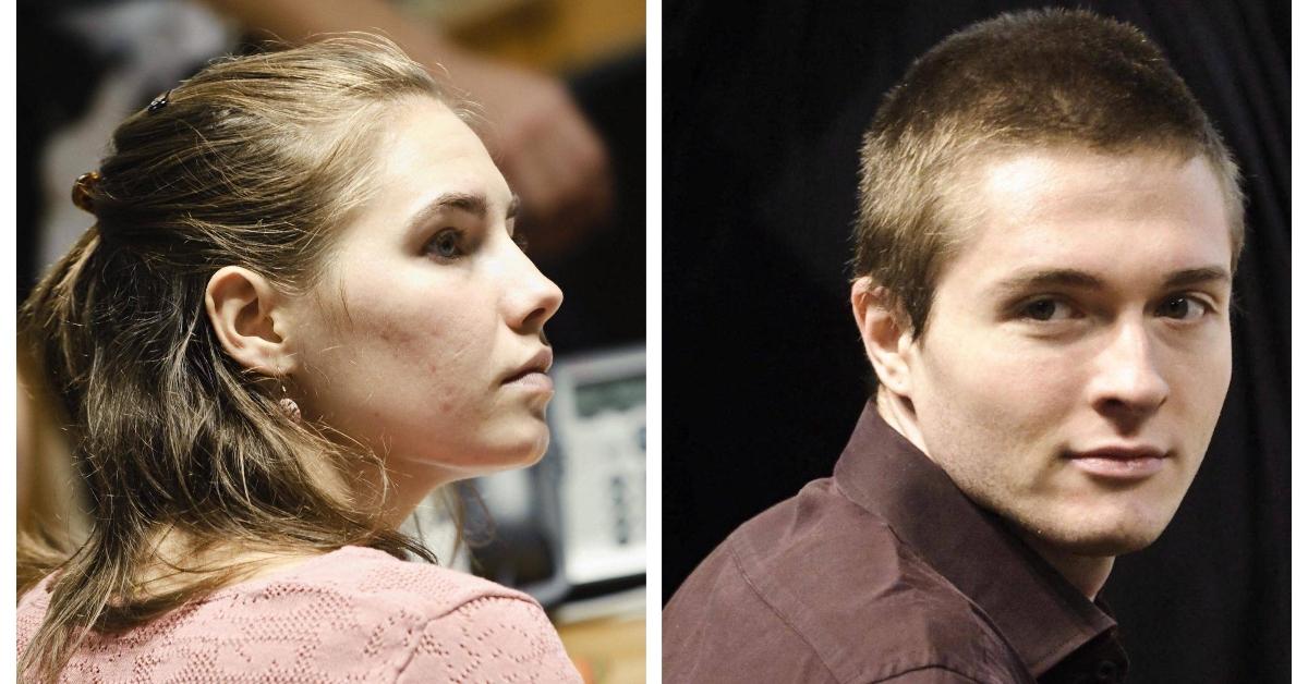 (L-R): Amanda Knox; Rafael Sollecito
