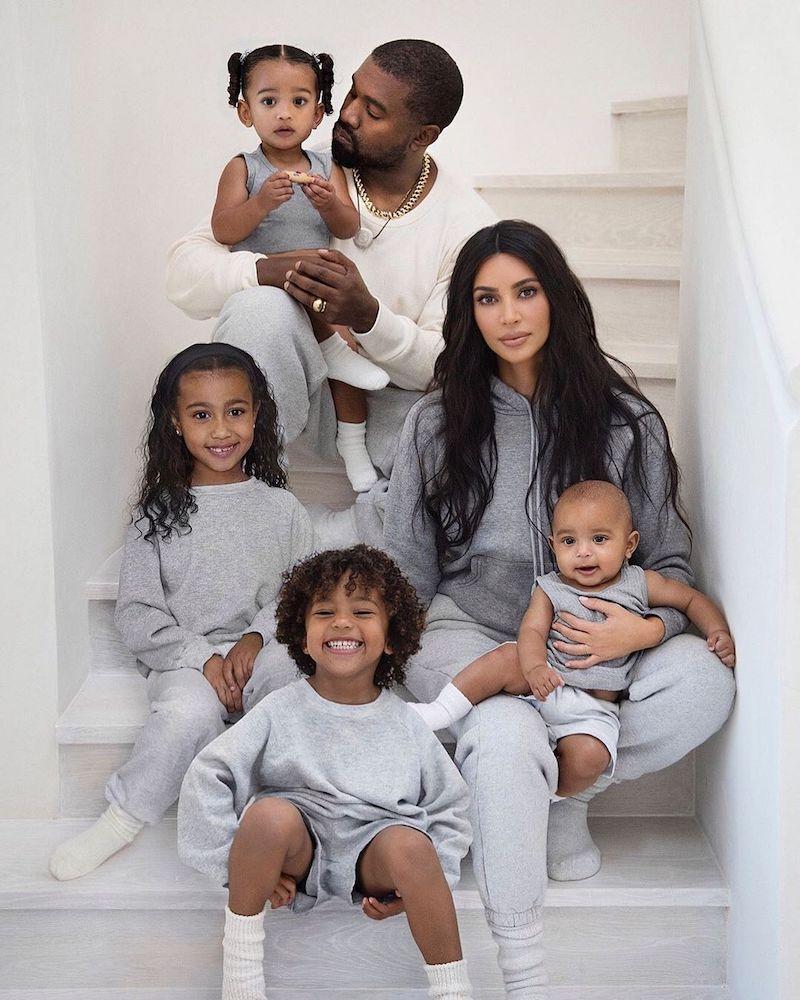 kim kardashian christmas card