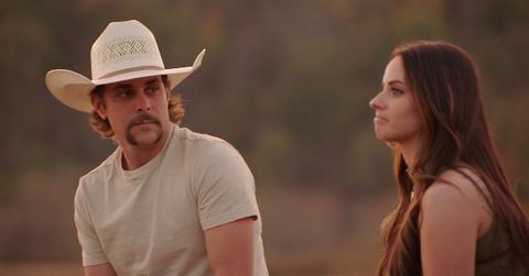 Allen and Khelsi on a fishing date on 'Farmer Wants a Wife'