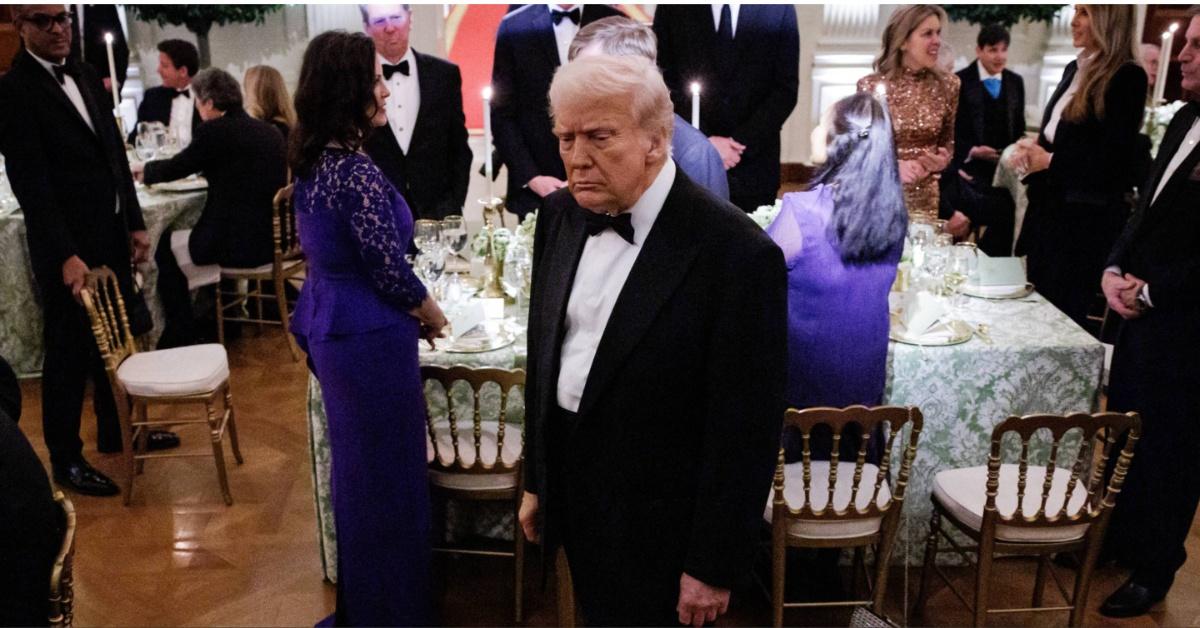 Trump at the 2025 National Governors Association Dinner at the White House