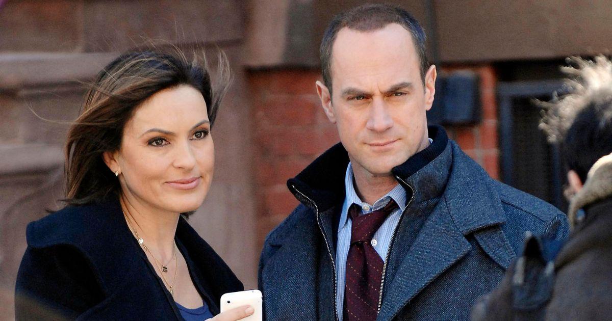Mariska Hargitay and Christopher Meloni in "Law & Order"