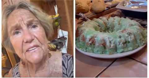 Grandma explains her lime jello salad recipe