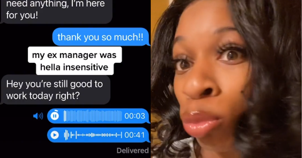 Manager asks employee to work after mom dies