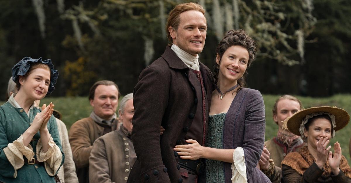 Jamie and Claire on 'Outlander.'