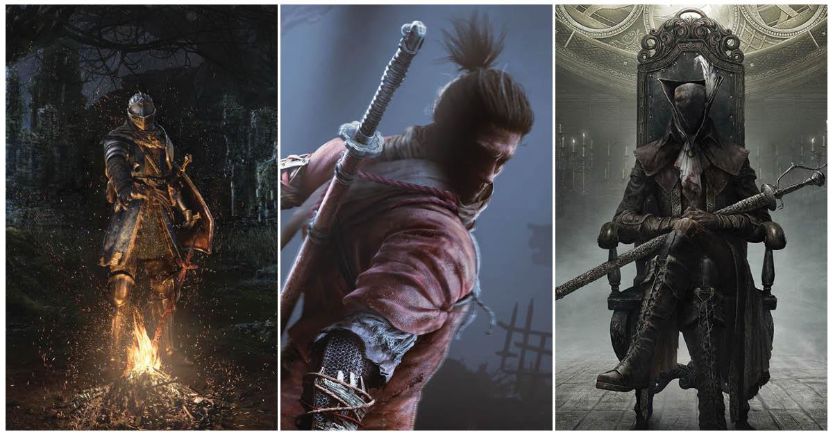 'Dark Souls,' 'Sekiro: Shadows Die Twice,' and 'Bloodborne'