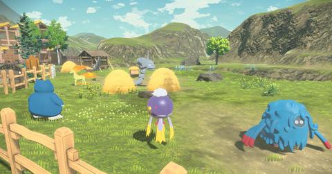 Pastures in 'Pokémon Legends: Arceus'
