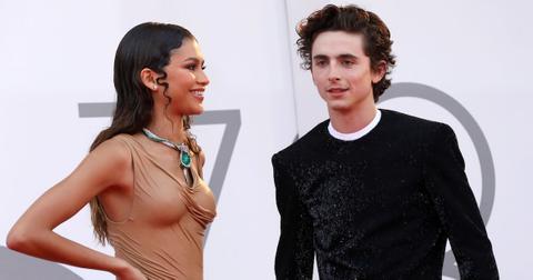 Timothée Chalamet and zendaya