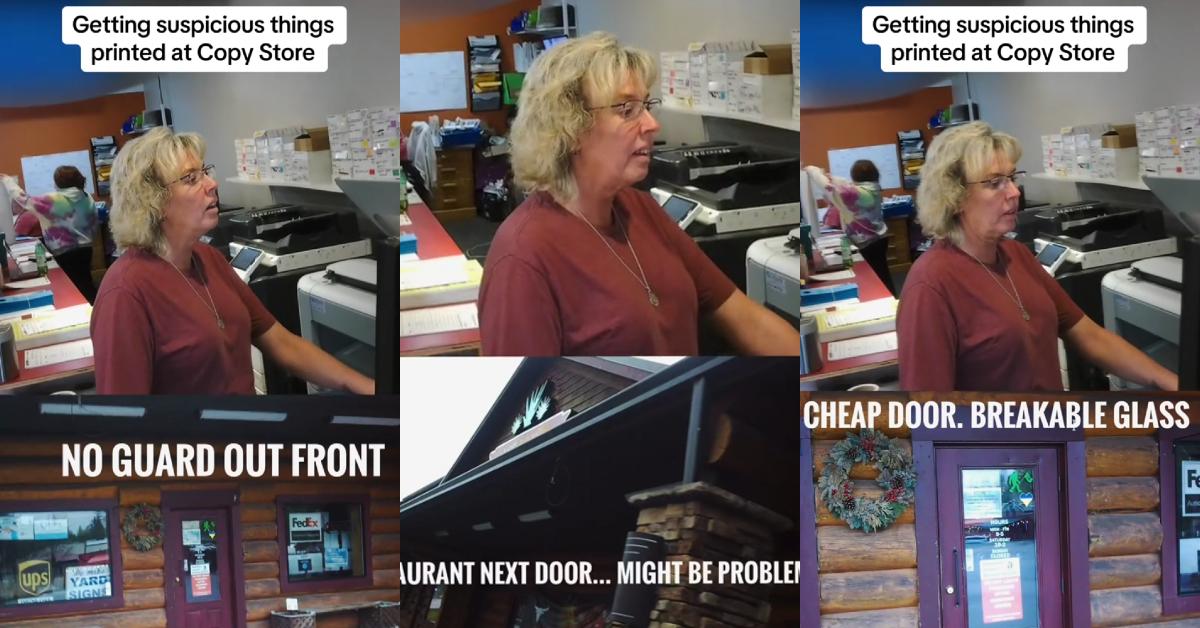 Man Tries to Print Suspicious "Robbery" Pages at Copy Store