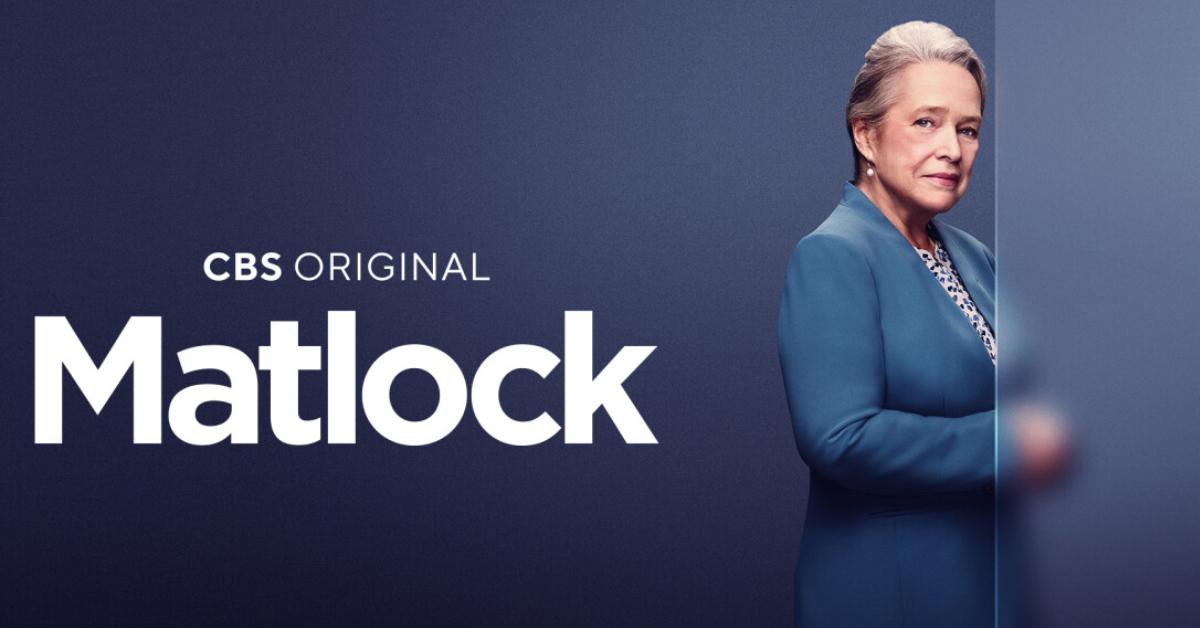 'Matlock' poster featuring Kathy Bates.