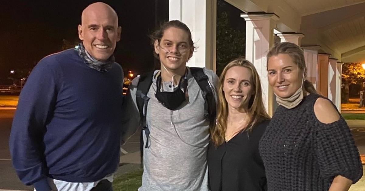 Scott Galloway (L) with his wife Beata (R)