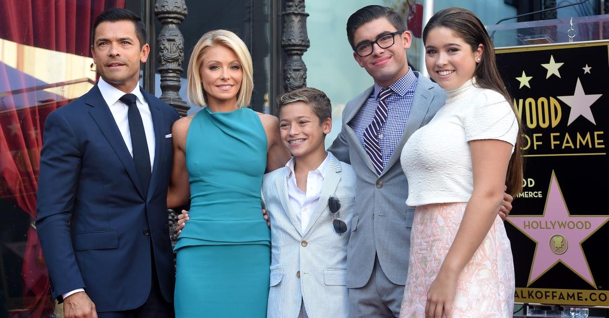 Kelly Ripa and kids