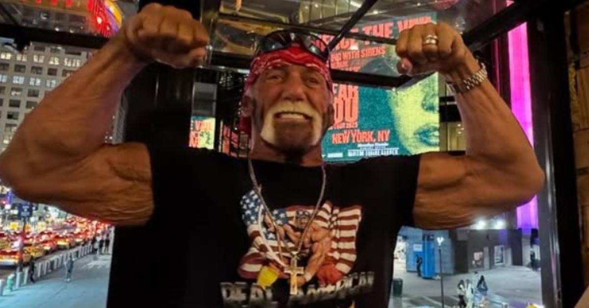 One of Hulk Hogan's last photos before his July 2025 death.