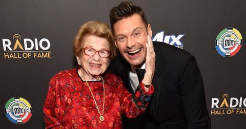 nductees Dr. Ruth Westheimer and Ryan Seacrest attend the Radio Hall of Fame Class of 2019 Induction Ceremony
