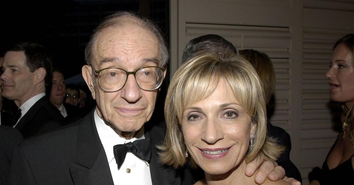 Alan Greenspan and Andrea Mitchell