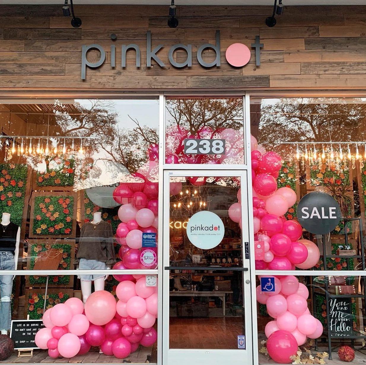 Pinkadot boutique in Davis, Cali.