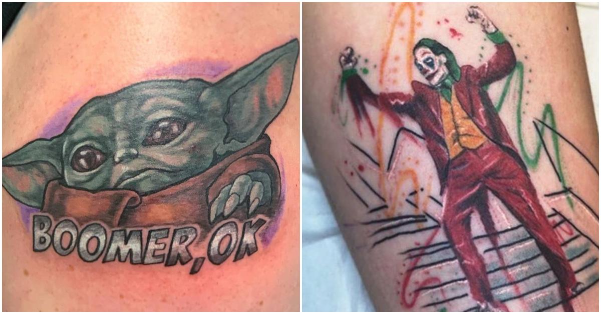 Old School Tattoo Flash Star Wars Yoda - Tattoo Ideas and Designs