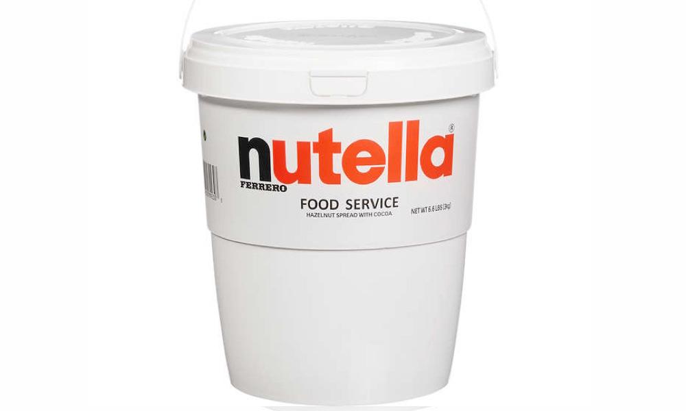 nutella tub