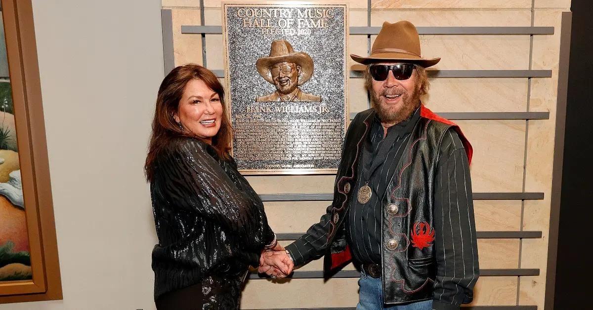 Mary Jane Thomas and Hank Williams Jr. at the Country Music Hall of Fame