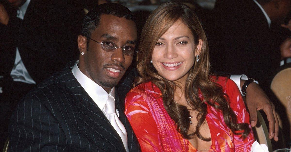 Jennifer Lopez with Sean Combs around 2000