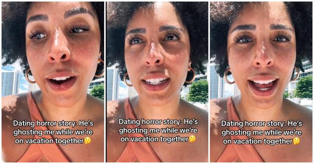 date ghosted woman while on vacation