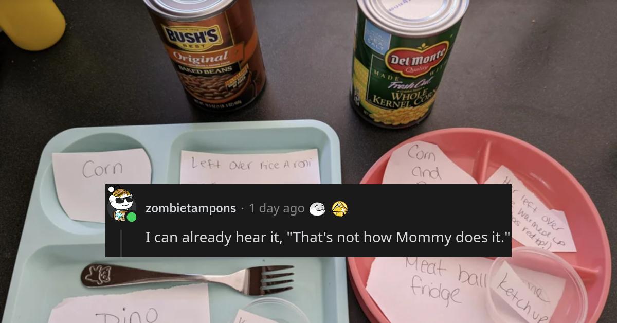 Mom Dad Kids Dinner Idiot