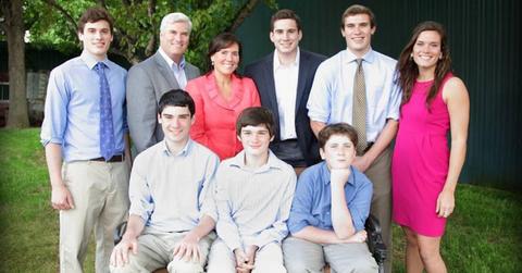 Tom Emmer with wife and children